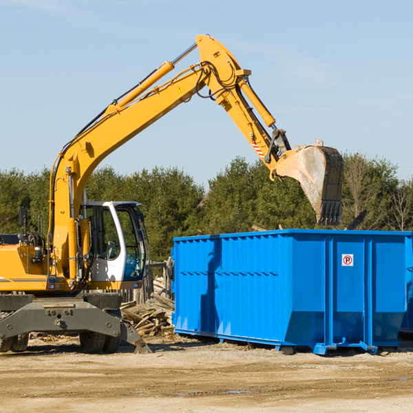 what size residential dumpster rentals are available in Yale OK